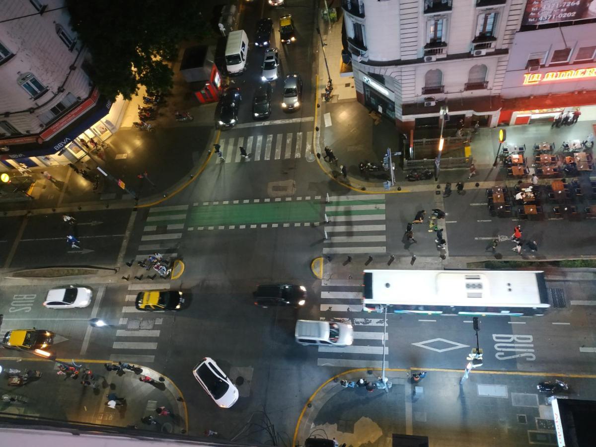 ブエノスアイレス4 Ventanales Sobre La Avenida Corrientesアパートメント エクステリア 写真