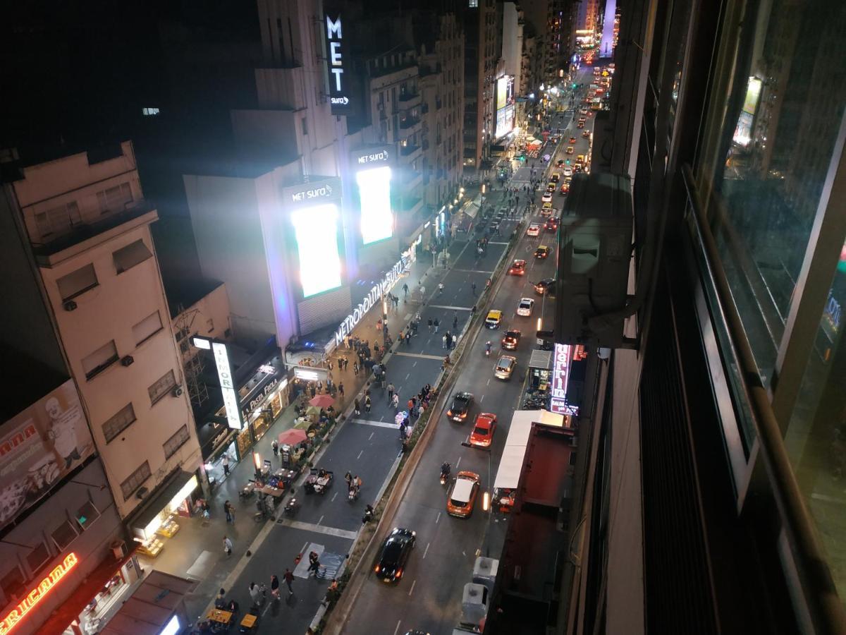 ブエノスアイレス4 Ventanales Sobre La Avenida Corrientesアパートメント エクステリア 写真