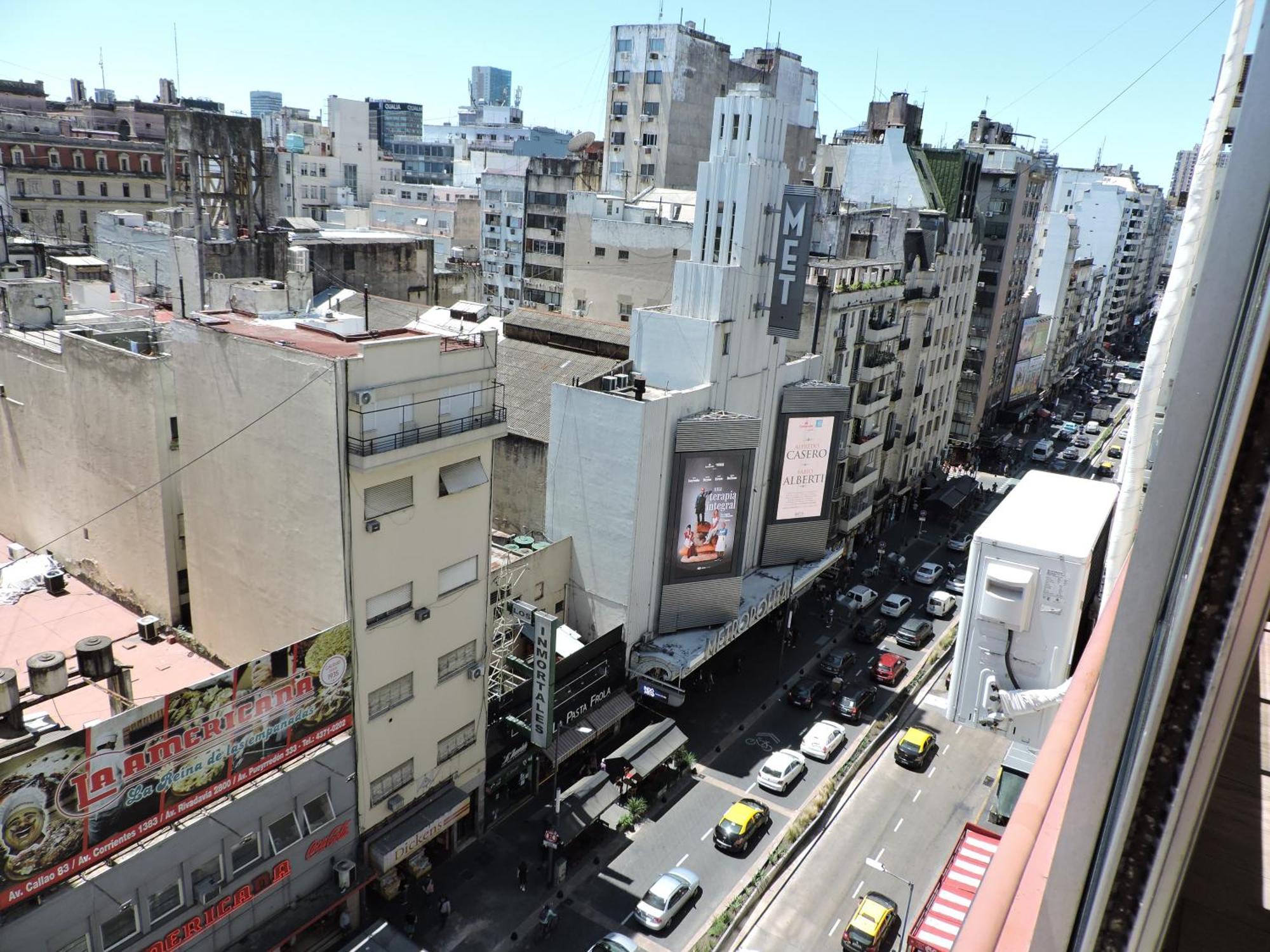 ブエノスアイレス4 Ventanales Sobre La Avenida Corrientesアパートメント エクステリア 写真